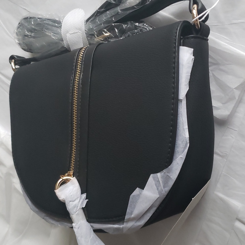 Urban Expressions NEW Bag Crossbody Handbag Vegan Leather BLACK Women's GIFT! - Picture 11 of 16